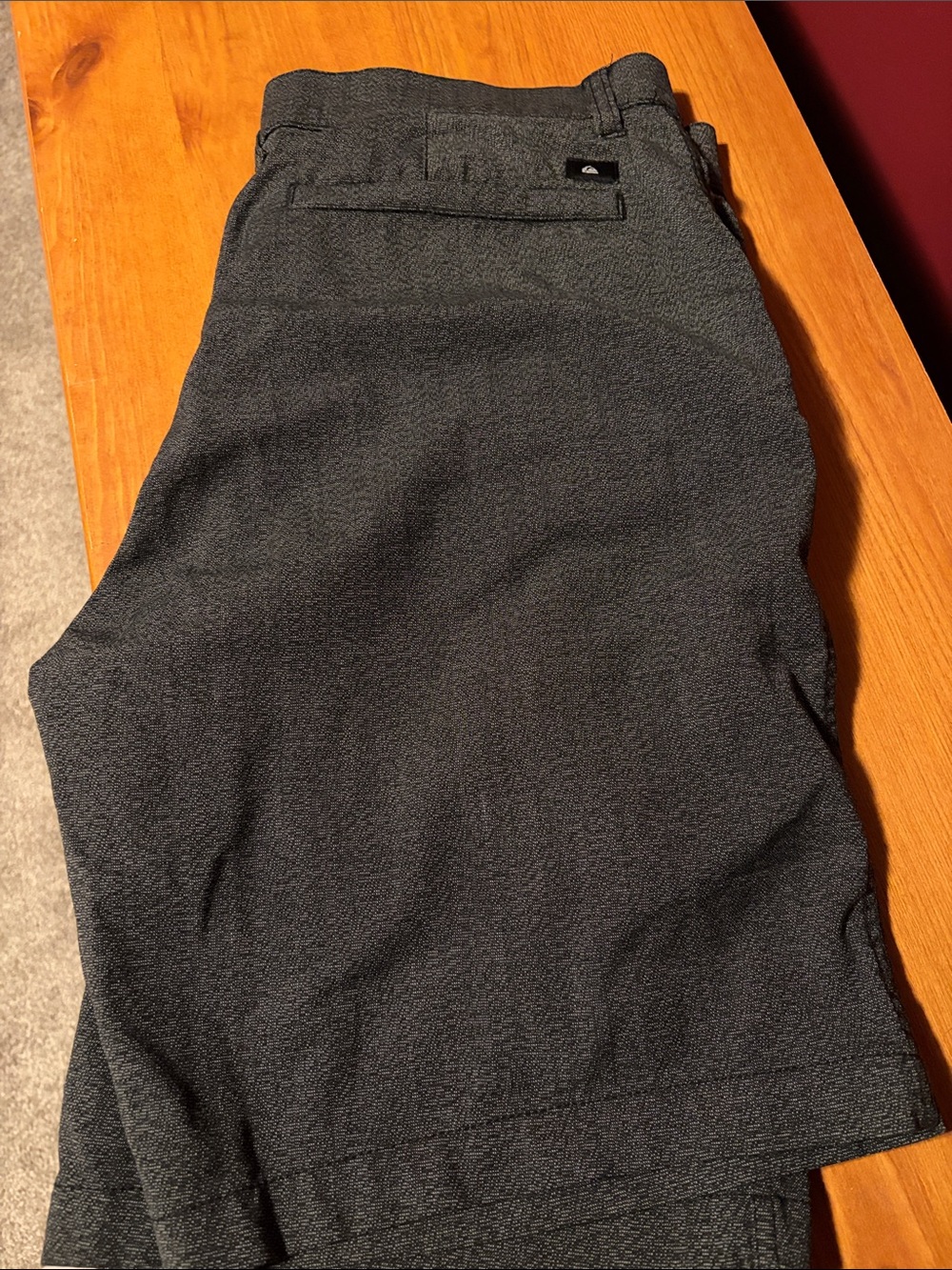 Quiksilver Men's Charcoal Gray Chino Shorts